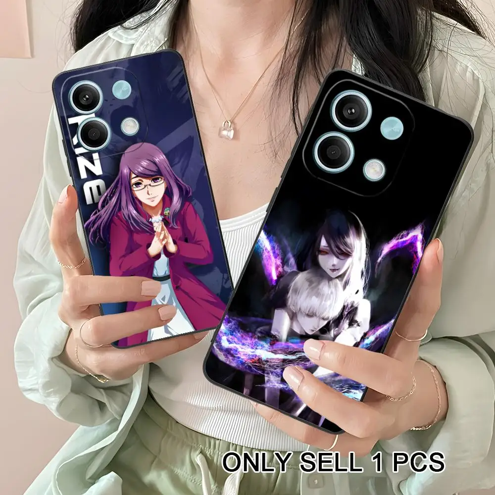 Фото Чехол для телефона Ghoul Rize для Xiaomi Redmi Note 15 14 13 12 11 S Pro Plus 4G 5G, мягкий противоударный чехол из ТПУ. №4