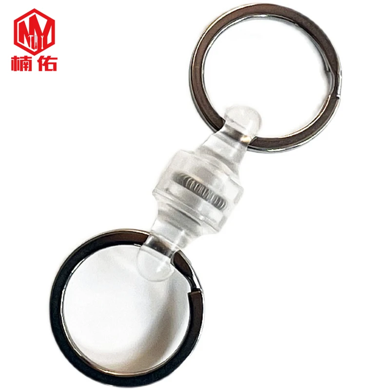 

1PC Resin Acrylic Detachable EDC Keychain Quick Release Key Chain Portable Key Ring