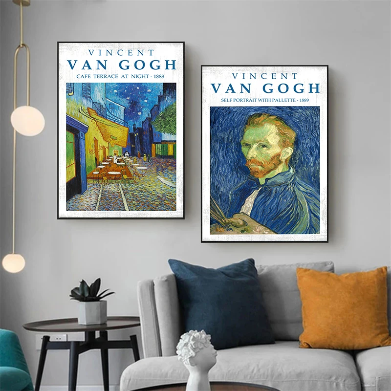 

Van Gogh Art Famous Painting Canvas Poster Printing Modern Abstract Wall Art Pictures for Living Room Home Decoration Gift