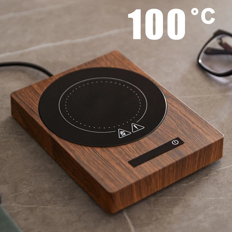 

200W Cup Heater Coffee Mug Warmer 100°C Hot Tea Maker 5Gear Warmer Coaster Heating Pad Electric Plate Mini Induction Cooker 220V