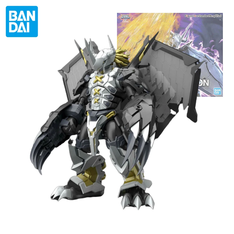 

Original Bandai Figure-rise Digimon Adventure Black War Greymon Assembled Model Suit Anime Action Figures Children's Toys Gifts