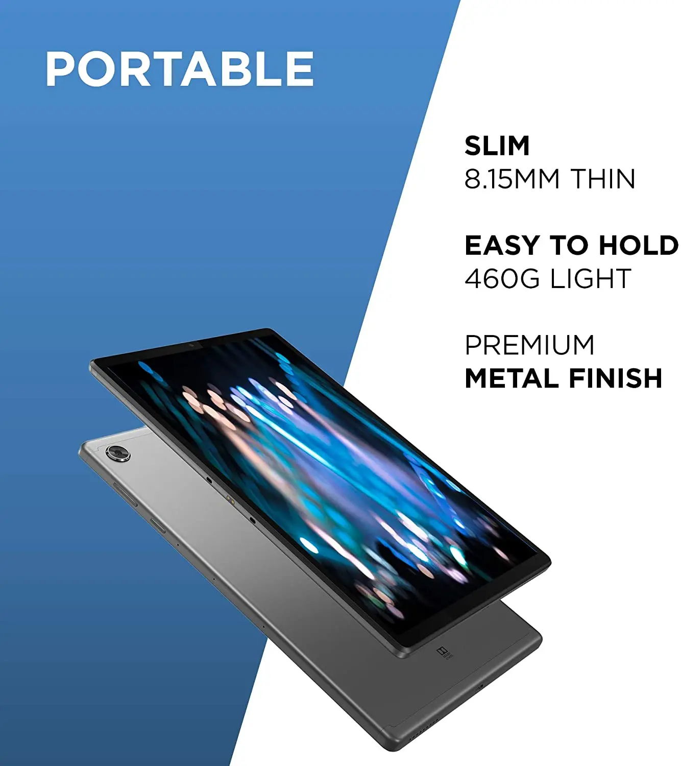 Планшет Lenova Tab M10 Plus 10 3 дюйма FHD OctaCore 2 ГГц 4 Гб ОЗУ 64 eMMC Android Pie серый 1920x1200 идеальные