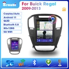 Srnubi для Tesla Style Android 11 автомобильное радио для Opel Insignia Buick Regal 2009-2013 мультимедийное видео 2Din 4G Carplay головное устройство