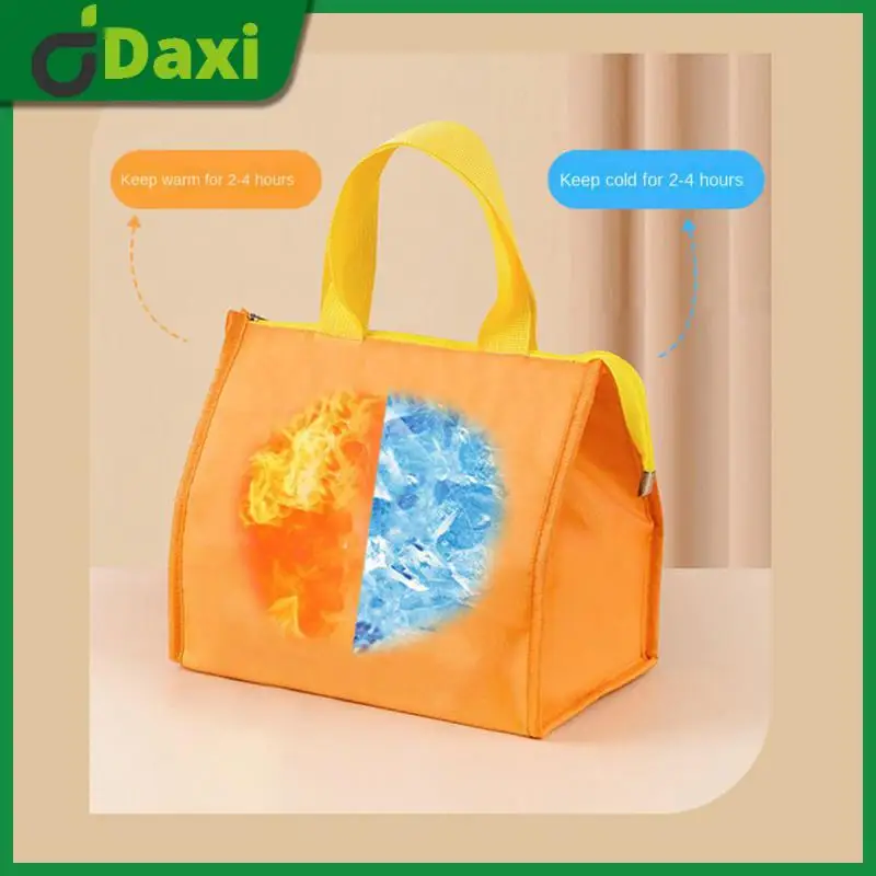 

Household Gadgets Lunch Box Constant Temperature Bright Color Matching Lunch Bag Creative Waterproof Large Capacity Handbag