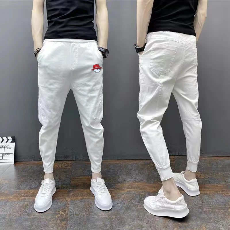2023 new Korean version men's golf clothes spring and autumn sports quick-drying golf clothes elastic waist pants men's golf pan