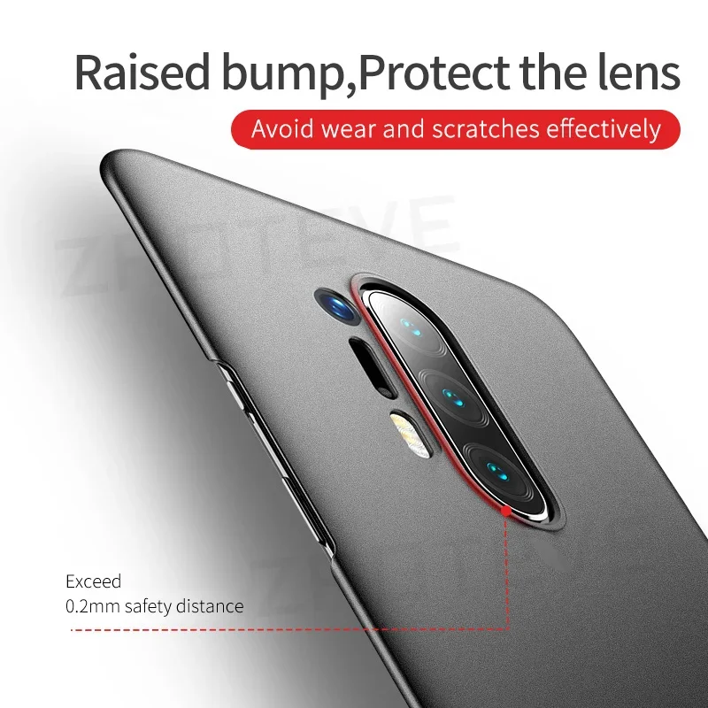 Тонкий Матовый Жесткий Чехол для OnePlus 8 Pro 8T Nord 2 OnePlusNord2 OnePlus8T OnePlus8