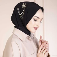 ramadan practical ready instant hijab scarf shawl snap casual solid color fashion women muslim eid mubarak new abaya turban