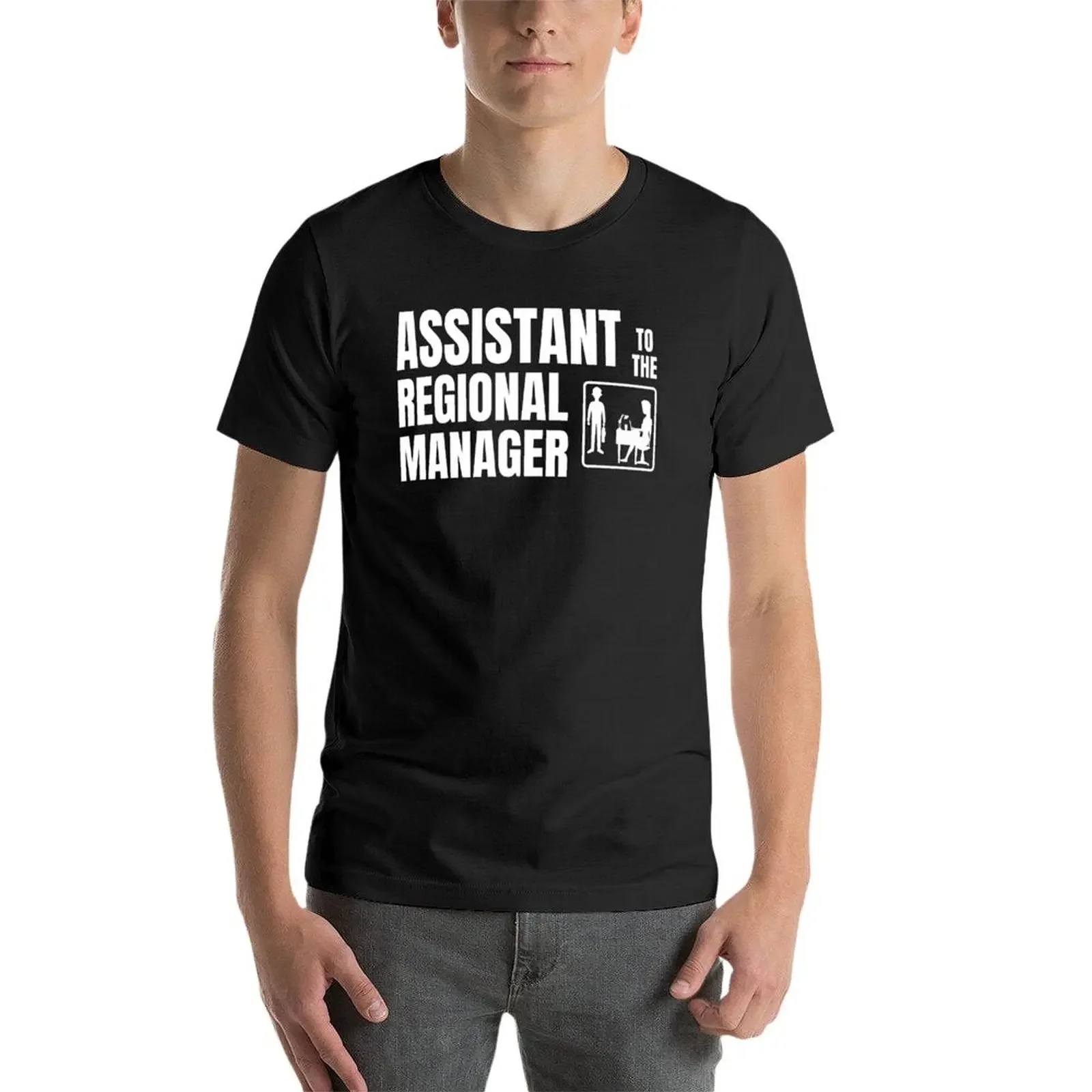 Футболка Assistant To The Regional Manager мужская футболка с короткими рукавами в стиле аниме