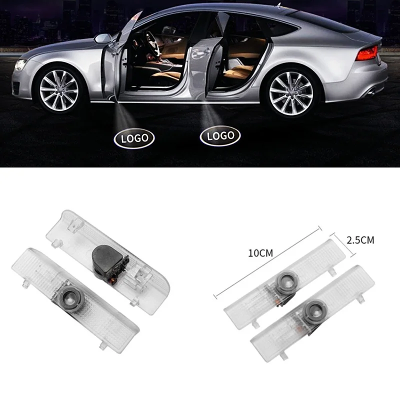 

car accessories For I-nfiniti QX60 JX35 welcome lights dedicated car logo door lights auto LED