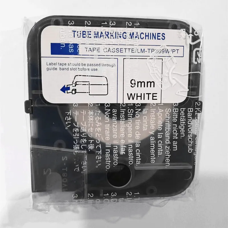 1PK 5PK 10PK Max чернильная лента ярлык чехол белая наклейка для электронной надписи