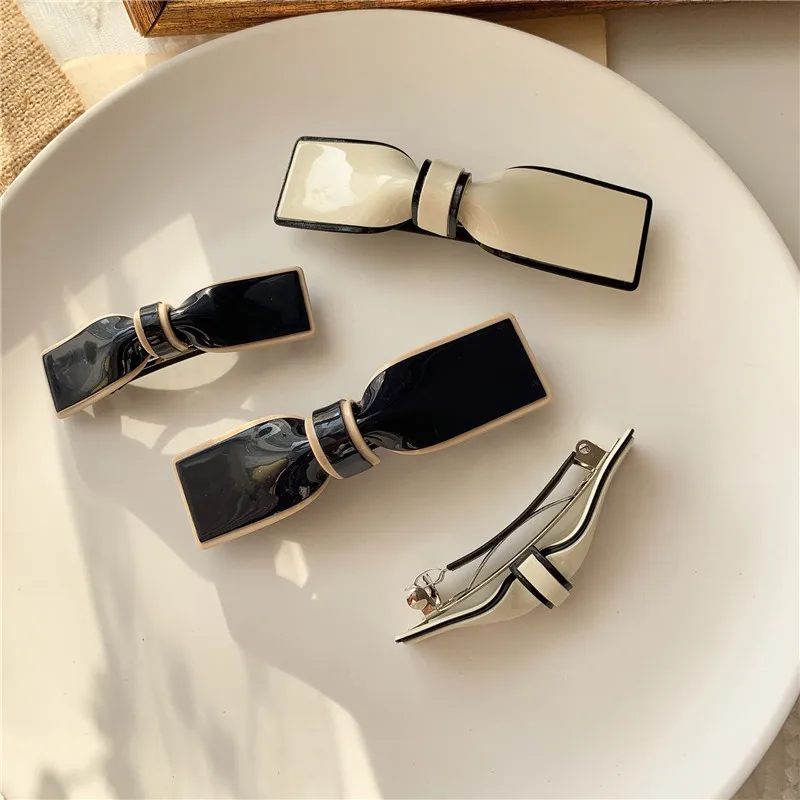 Элегантные аксессуары для головы ручной работы с бантом женские офисные заколки