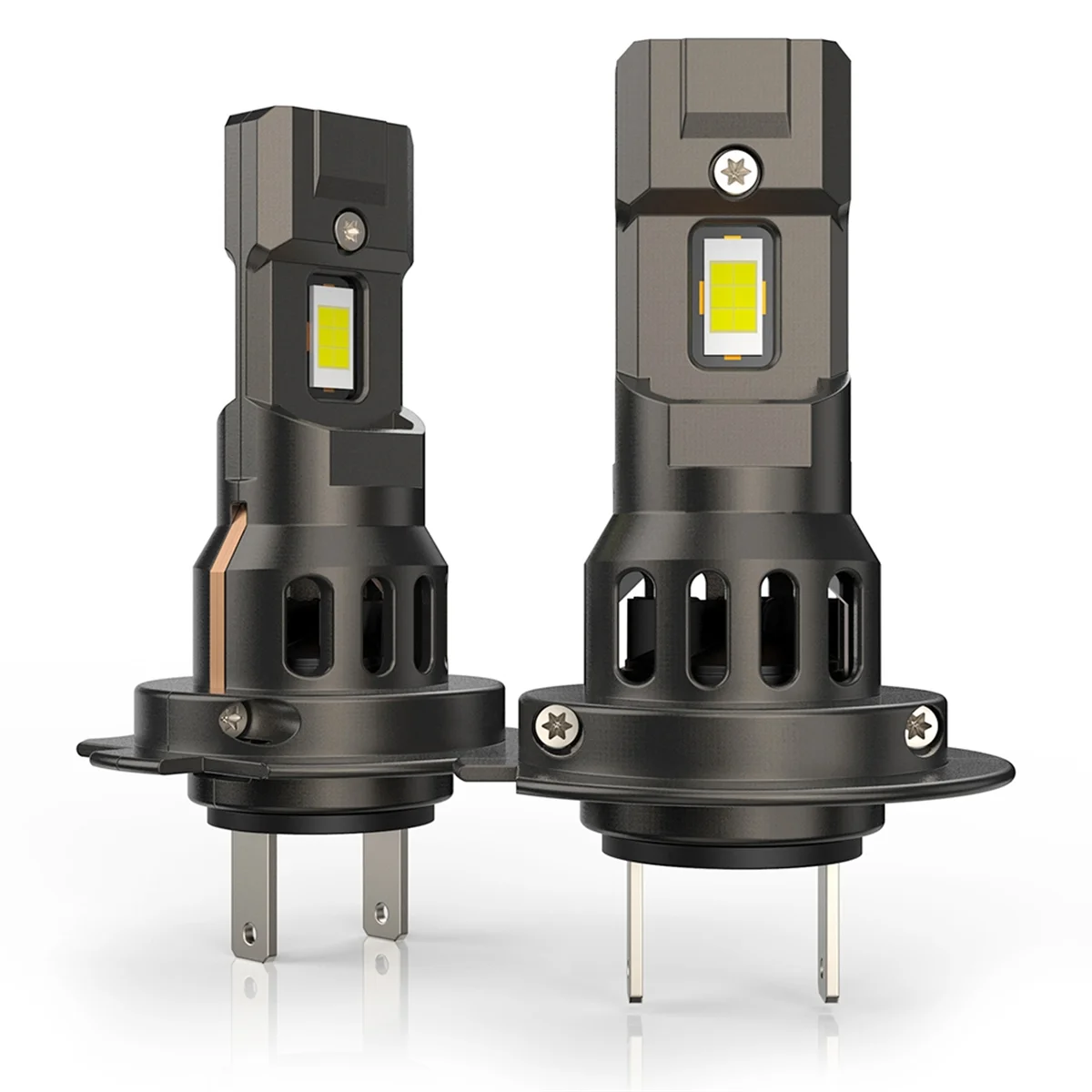 Беспроводная Светодиодная лампа для передних фар 2 шт. 3300 лм H7 66 Вт CSP