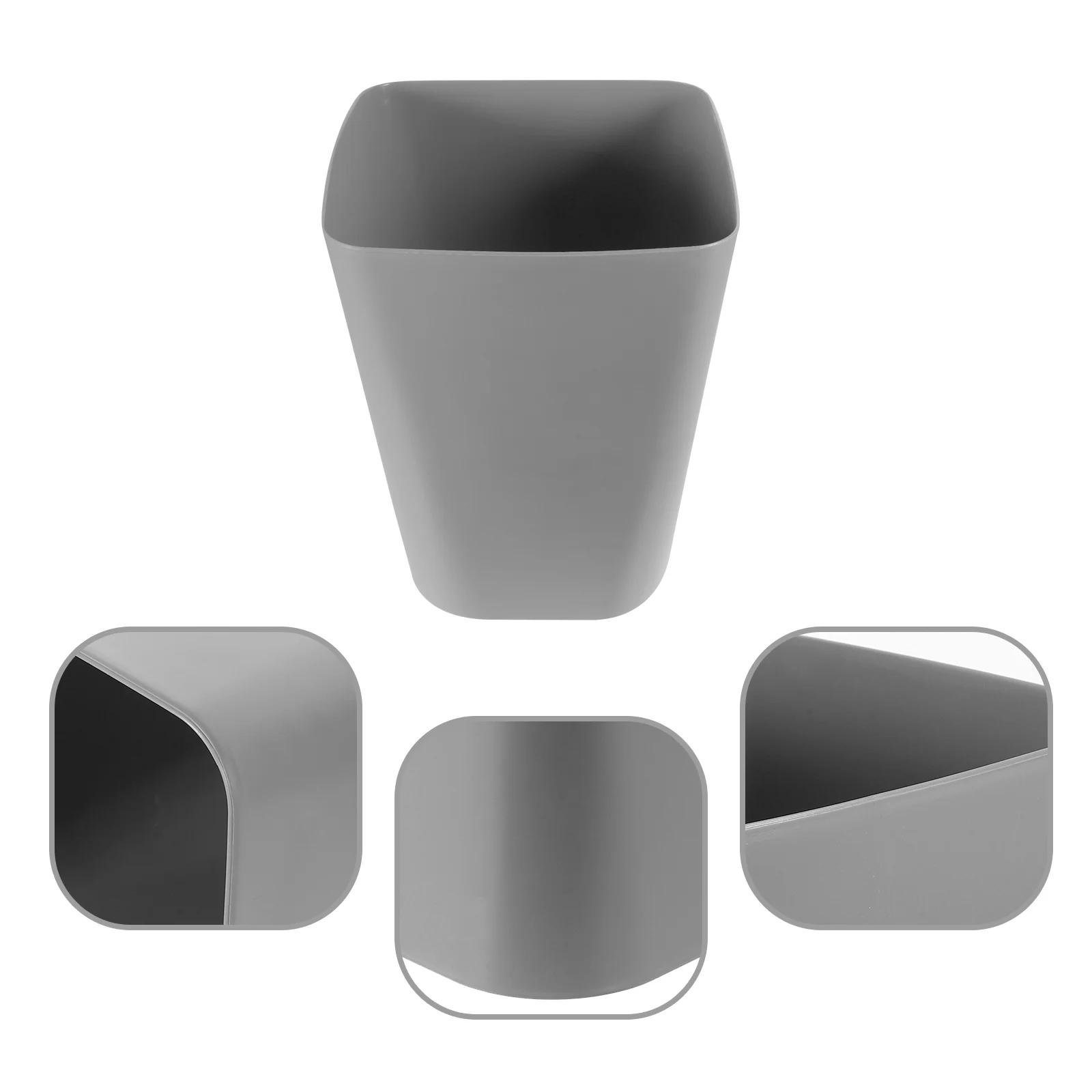 

Garbage Can Portable Trash Can Plastic Garbage Container Trash Can Storage Bucket for Home Office