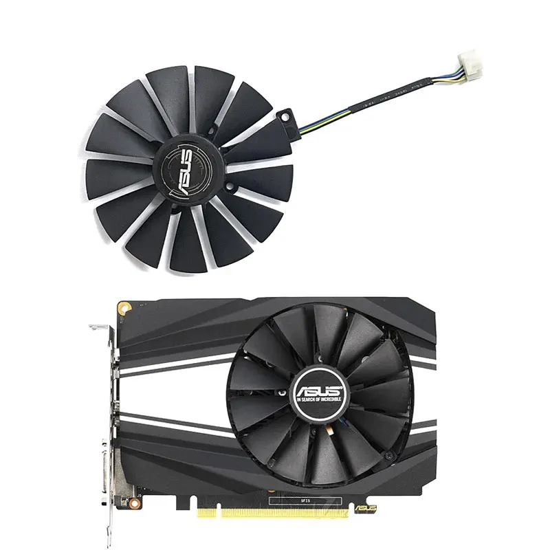 

PLD10010B12HH Cooler Fan Replacement ASUS Phoenix Geforce GTX 1650 1660 Ti Super RTX 2060 Graphics Graphics Card Cooling