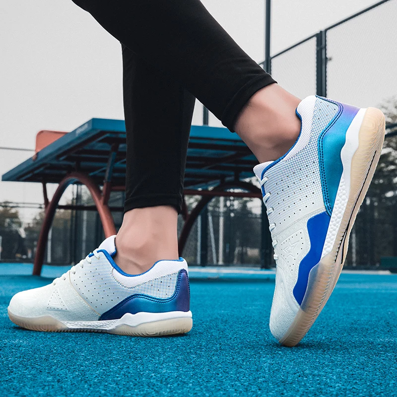 Professional Men's Table Tennis Shoes Comfortable and Breathable Badminton Game Tennis Training Shoes Table Tennis Sneakers Men