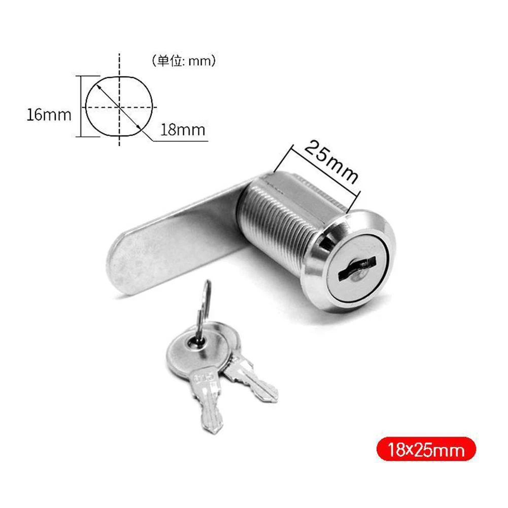 

Security Lock 16/20/25/30mm Cabinet Lock Filing Cabinet Post Mailbox Drawer Cupboard Locker Furniture Locks With 2 Universal Key