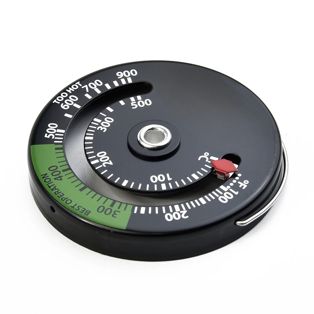 

Aluminum Alloy Magnetic Suction Fireplace Thermometer Wood Stove Pipe Thermometer Household Gauge Chimney Thermometer