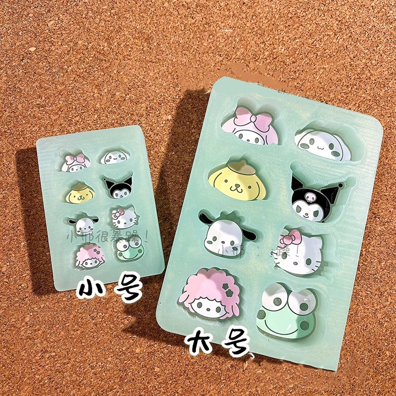 Мультяшный Sanrioed Kuromi My Melody Hellokittys Cinnamoroll DIY капельный клей для окрашивания и Pinching