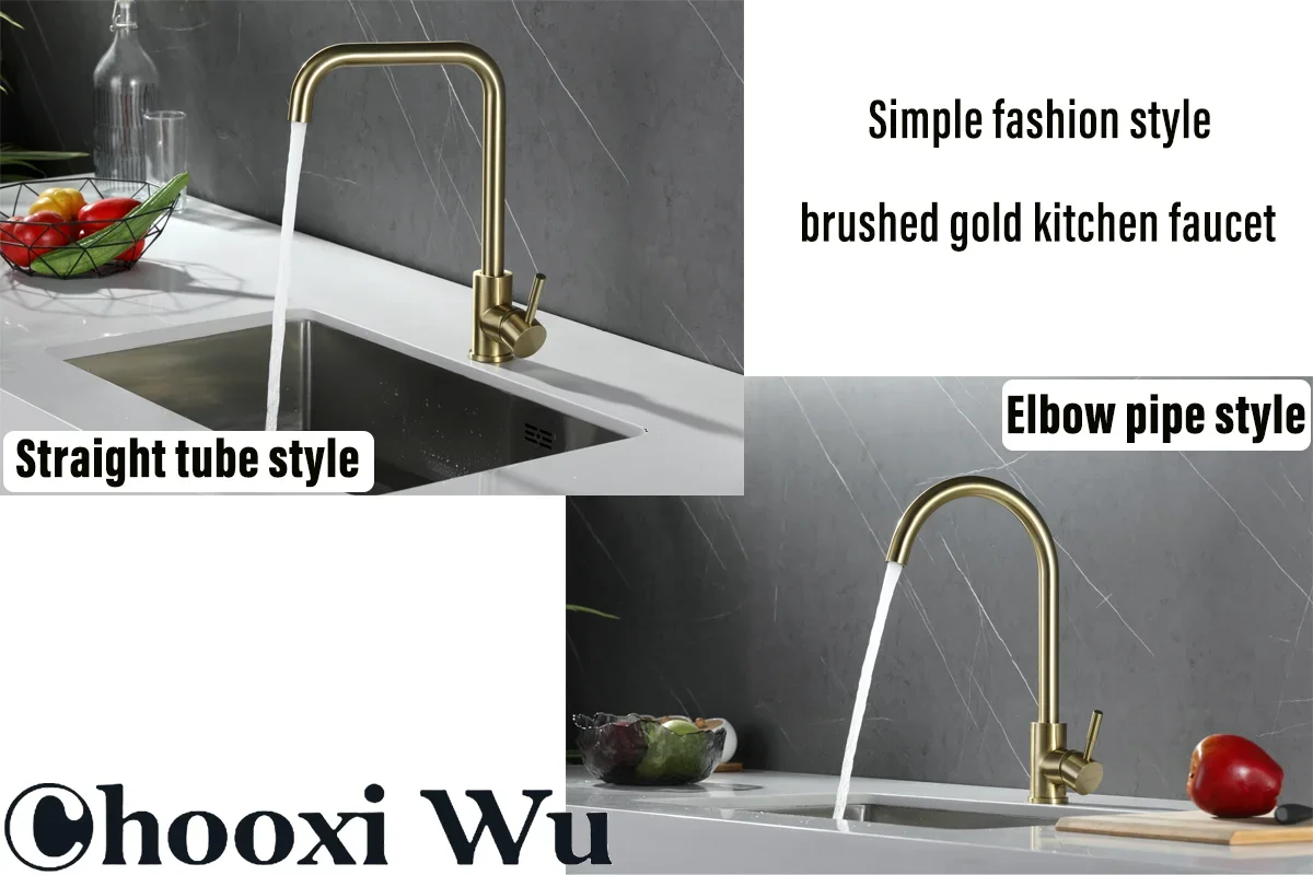 CHOO XIWU-матовый золотой кухонный кран с головкой дракона аксессуары для душа воды