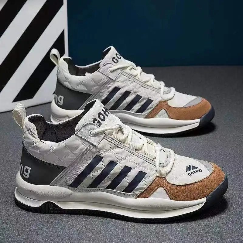 

Men's Stripe Casual Shoes New Summer Spring Breathable Zapatos Lightweight Soft Sole Calzado De Hombre Men's Sports Shoes