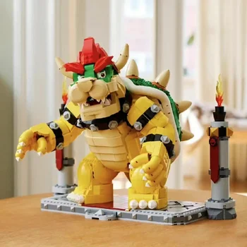 New October 2022 The Mighty Bowser 71411 2807pcs Assembled Building Block Kit Children's Educational Toy Gift