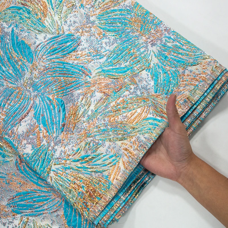 Африканская Жаккардовая Кружевная Ткань Sjd 2024