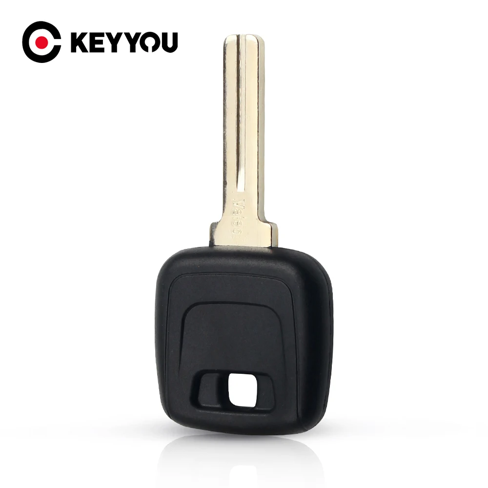 Фото KEYYOU 10 шт. Автомобильный Транспондер чехол для ключа подходит для VOLVO S40 V40 S60 S80 XC70 оригинальный копировальный ключ без надписей NE66 чехол для автомобильного ключа №1
