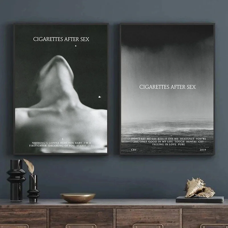 Фотоальбом для горячей музыки, черный и белый холст, Постер группы Singer, настенные картины, декор для домашней комнаты