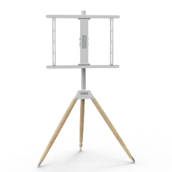 For 75 Inch Tv Up To 77lbs Tv Stand Modern White For Vesa 600x400mm For Living Room