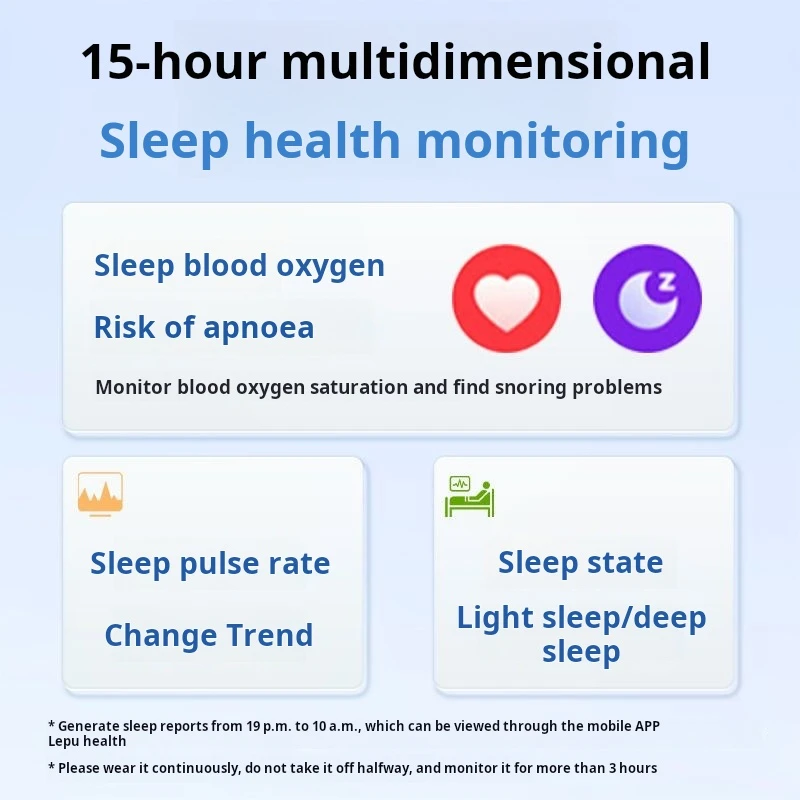 Bluetooth-наручный оксиметр Spo2 пульсоксиметр носимый сон апноэ сигнализация