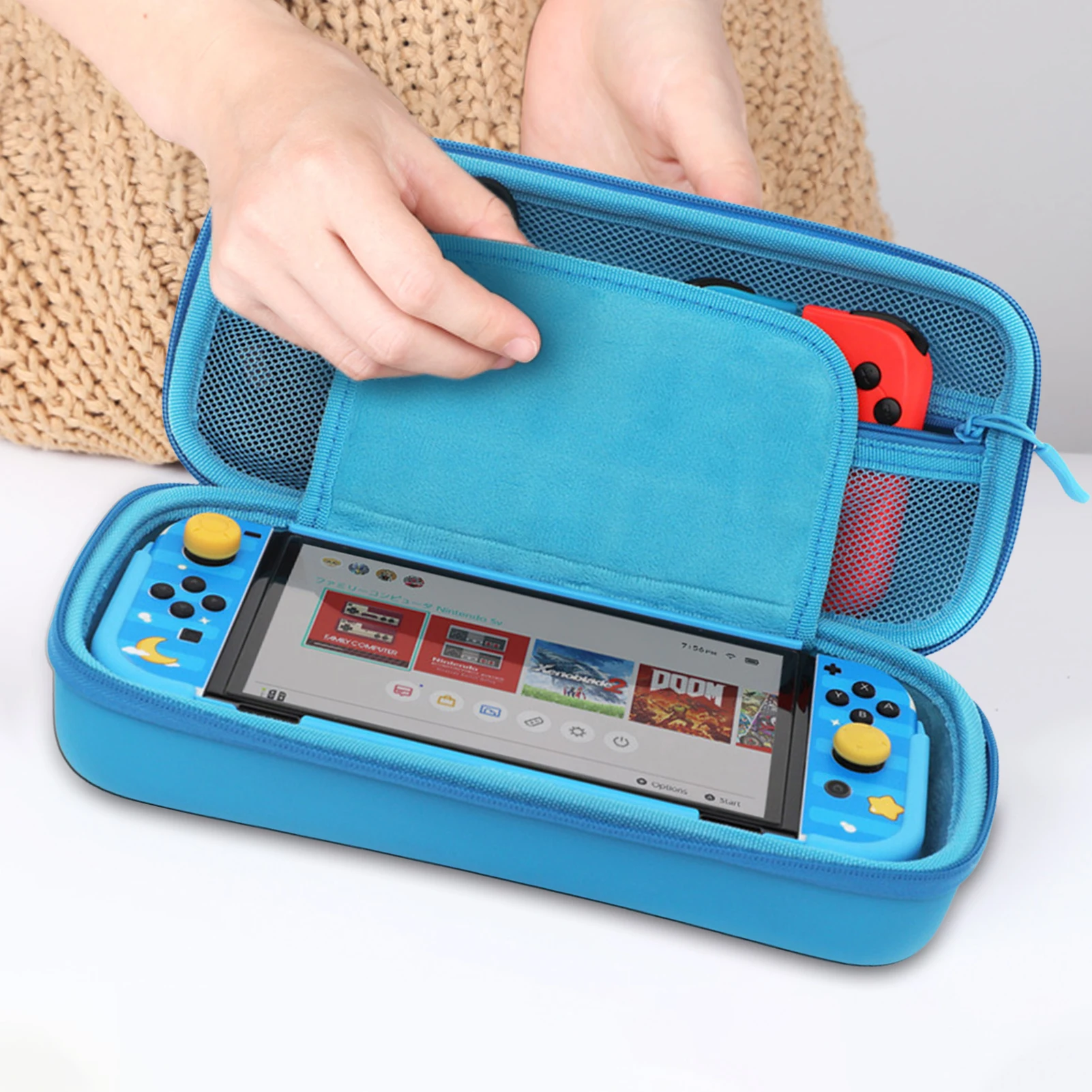 

Портативная сумка для хранения, чехол для Nintendo Switch, чехол NS OLED, защитный чехол для консоли, аксессуары, контроллер, Дорожный Чехол