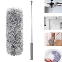 2 5m telescopic bending duster brush microfiber fexible head duster lengthen cleaning brush for furniture cleaning duster