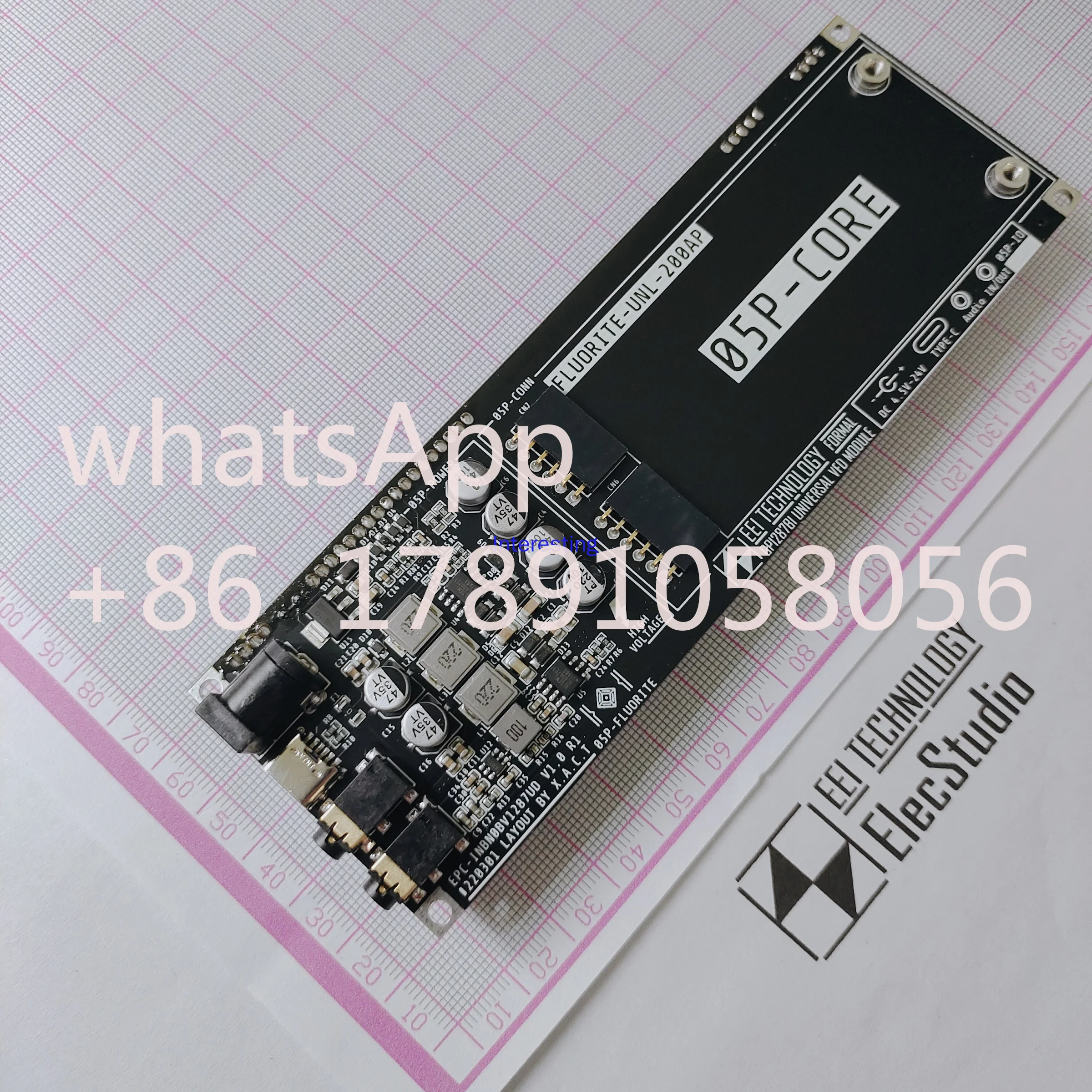 Флуоресцентный дисплей VFD 6 1 дюйма VFD256x50 GP1287 Модуль флуоресцентного графического