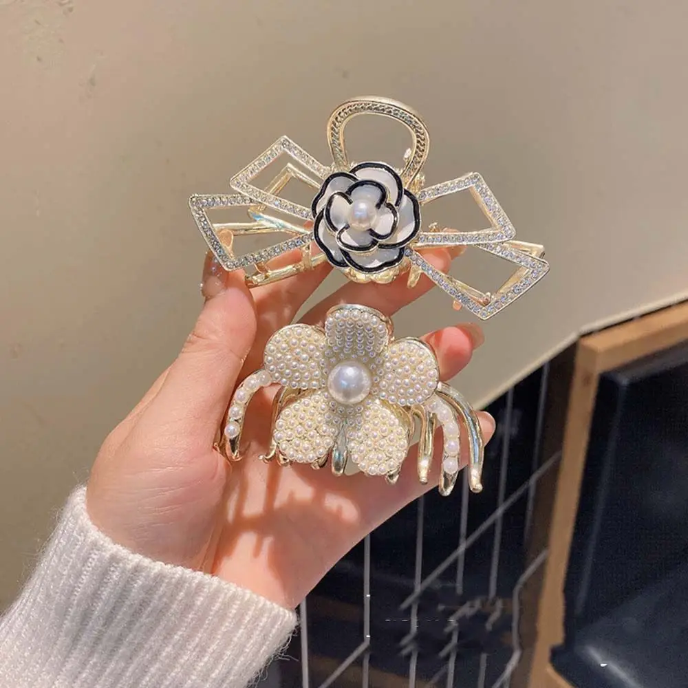 

Holder Spring Summer Hair Accessories Girl's Headdress Floral Hairpin Women's Hair Clip Pearl Barrette Flower Hair Claw