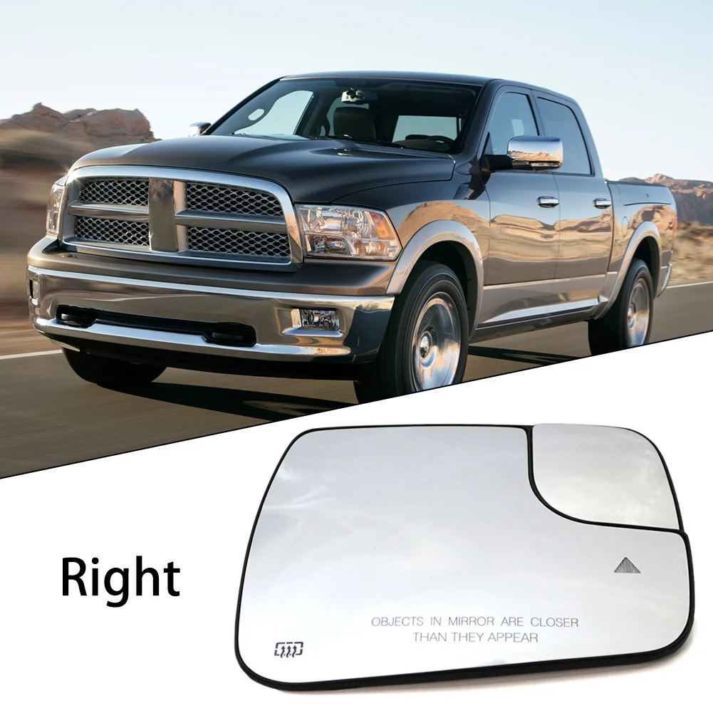 

Blind Spot + Heated Side Mirror Glass Rearview Mirror Lens Right For Dodge Ram 1500 2500 2019-2022 Auxiliary Mirrors Accessories