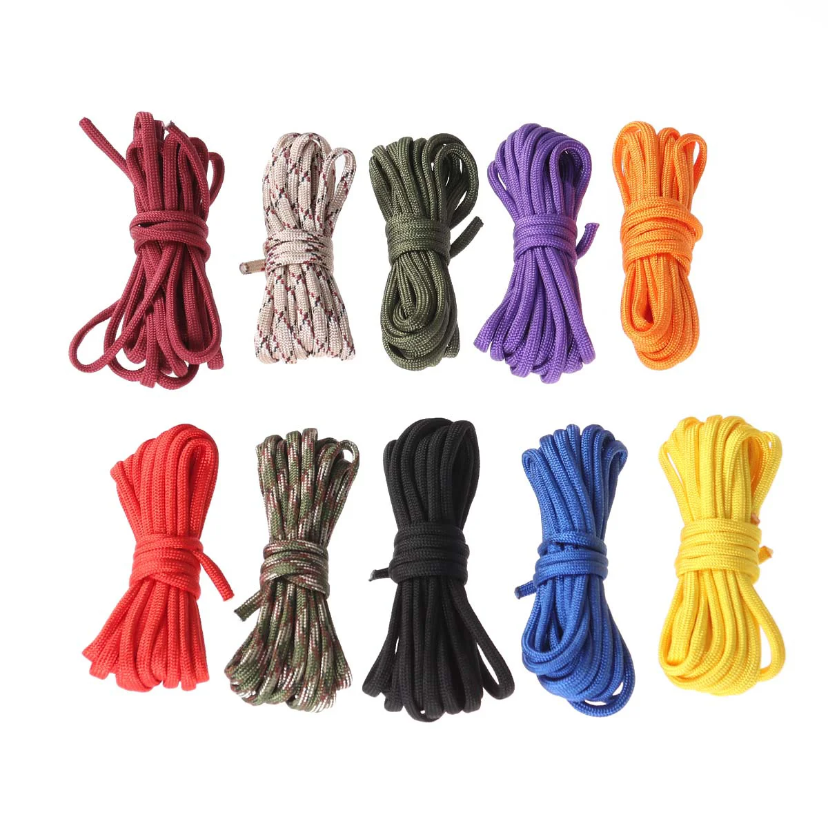 Купи Rope Paracord Tent Cord Parachute Camping Climbing Outdoor Gear Umbrella Survival Lanyards String Braiding Bracelet Rappelling за 685 рублей в магазине AliExpress