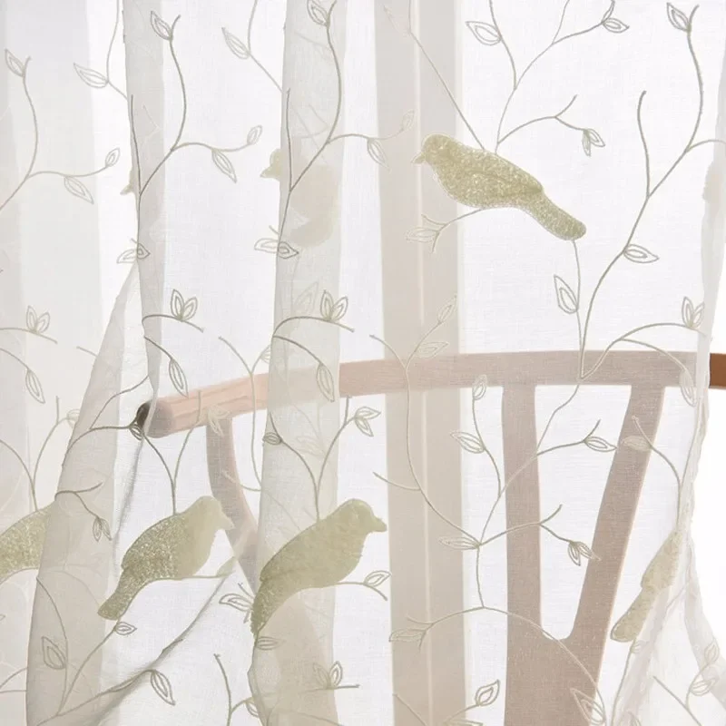 

Пастырские шторы JCyh Rainbow Decor белые шифон