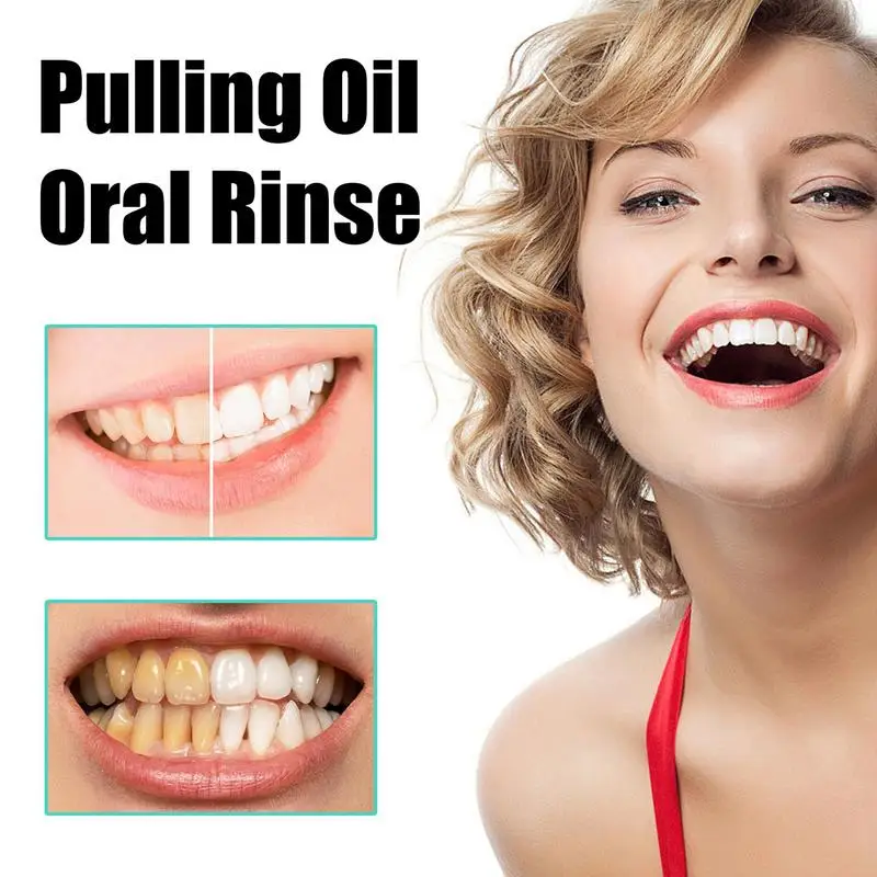 Натуральное масло для полоскания рта уход за неприятным дыханием кокосовое