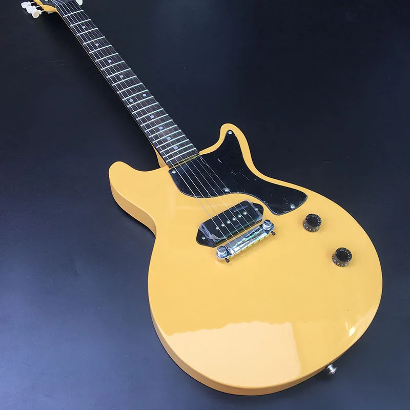 

2022 Высококачественная LP 6-струнная электрическая гитара Корпус и шея из красного дерева, фингерборд из палисандра, яркая краска.