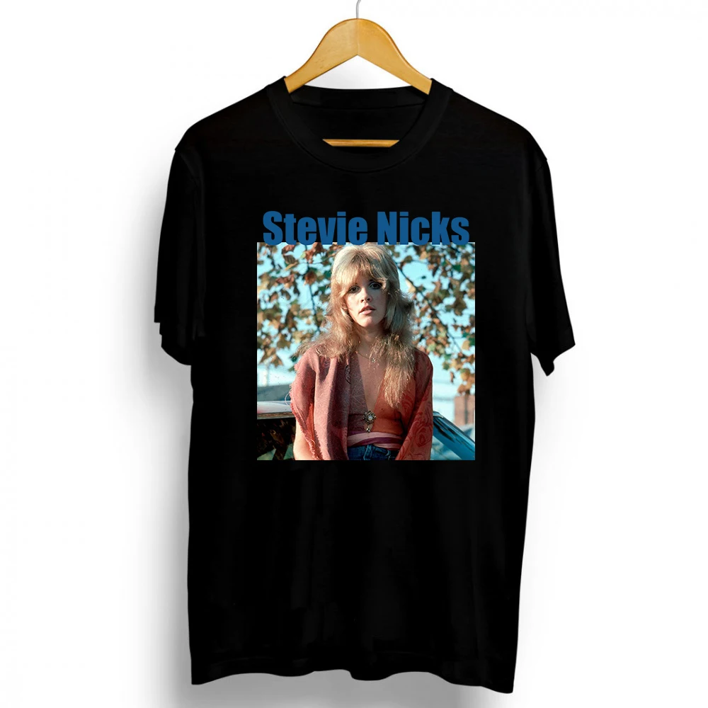 

New Stevie Nicks Shirt Popular Hip Hop Women Rock Rap Print Graphics T-Shirt Cool Men 100% Cotton Large Size Tees XS-3XL