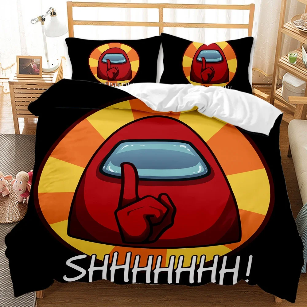 

Cartoon 3D Digital Printing Bedding Set For Foreign Trade