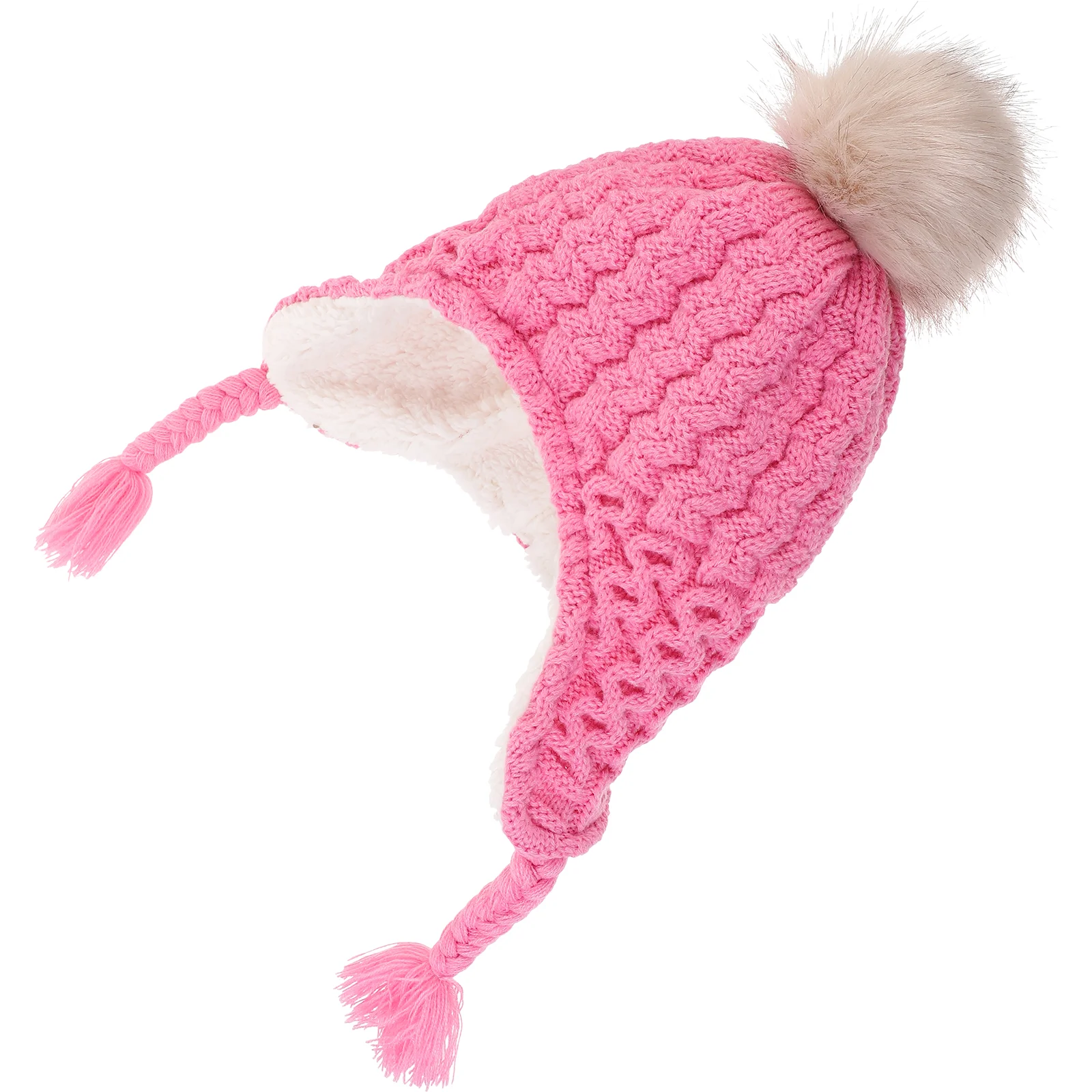 

Pom Cap Newborn Winter Hat Toddler Bonnet Infant Kids Hats Baby Cute Autumn And