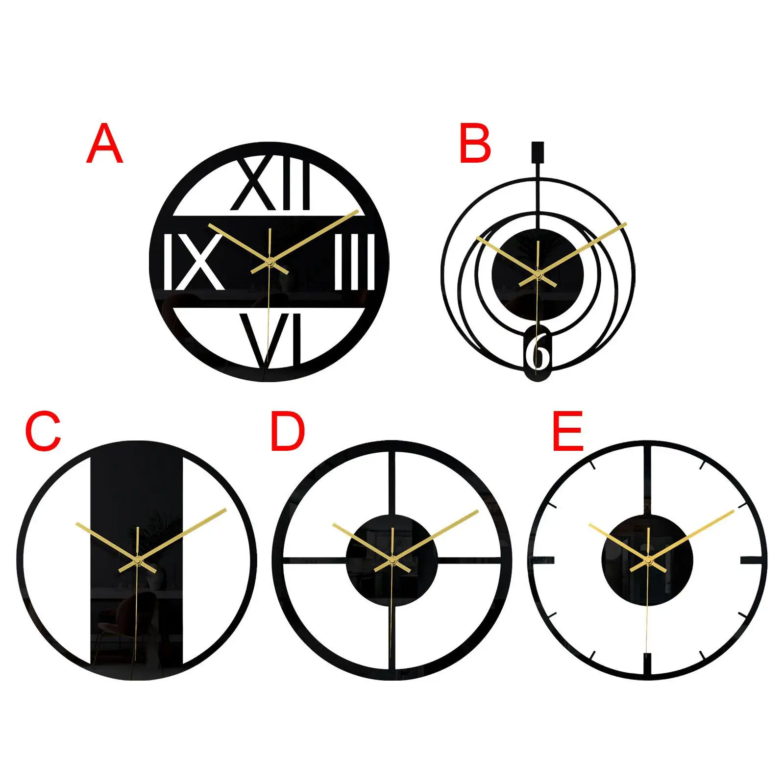 

Настенные часы в скандинавском стиле для офиса, бесшумные, искусство, Декор, акриловая спальня