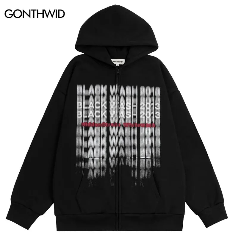 

Винтажная флисовая толстовка с капюшоном, уличная одежда в стиле хип-хоп, свитшот на молнии с графическим принтом и надписью, куртка 2023, панковские готические пальто в стиле Харадзюку