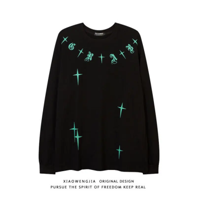 

Dark Styles Sanskrit Gross Gothic Sweatshirts Clothes Women Men Spring New long Sleeve Women Hip Hop Streetwear Pullovers Ladies