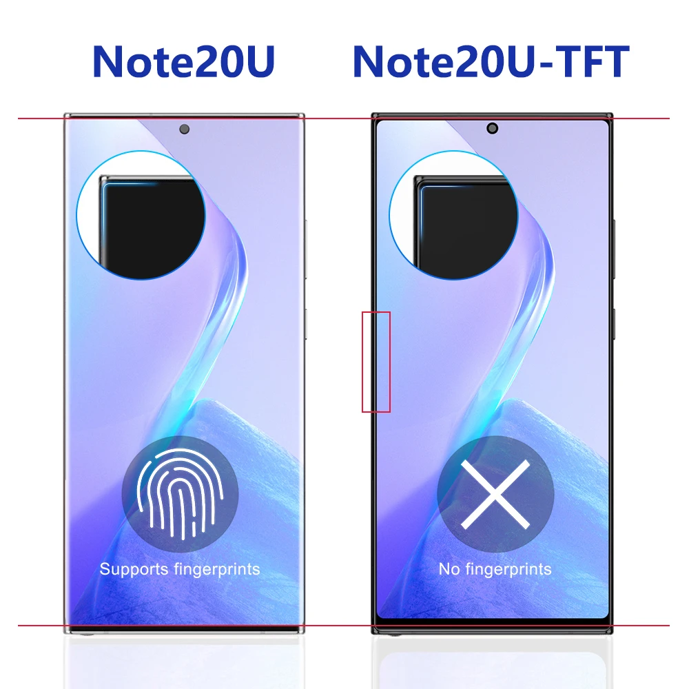 Протестировано Note 20 Ultra для Samsung Note20U N985 N985F N985U ЖК-дисплей замена дигитайзера