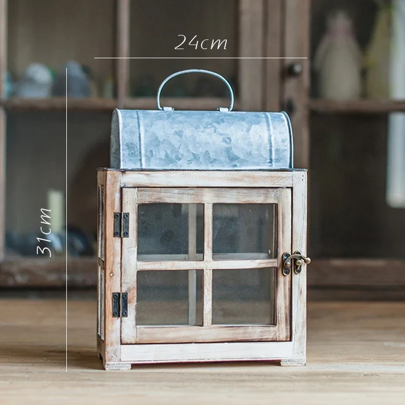 

Ретро стеклянный фонарик