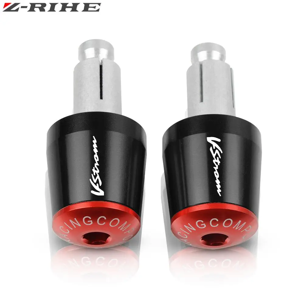 7/8 &quot22 мм мотоциклетные ручки на руль торцевая заглушка для Suzuki DL250 DL650 DL1000 V-STROM