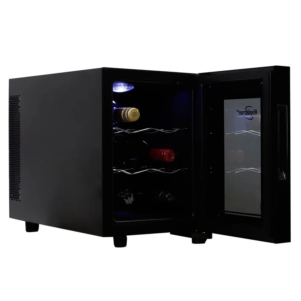 

Koolatron Urban Series Deluxe 6 Bottle Wine Cooler Thermoelectric Refrigerator with Digital Temperature Controls