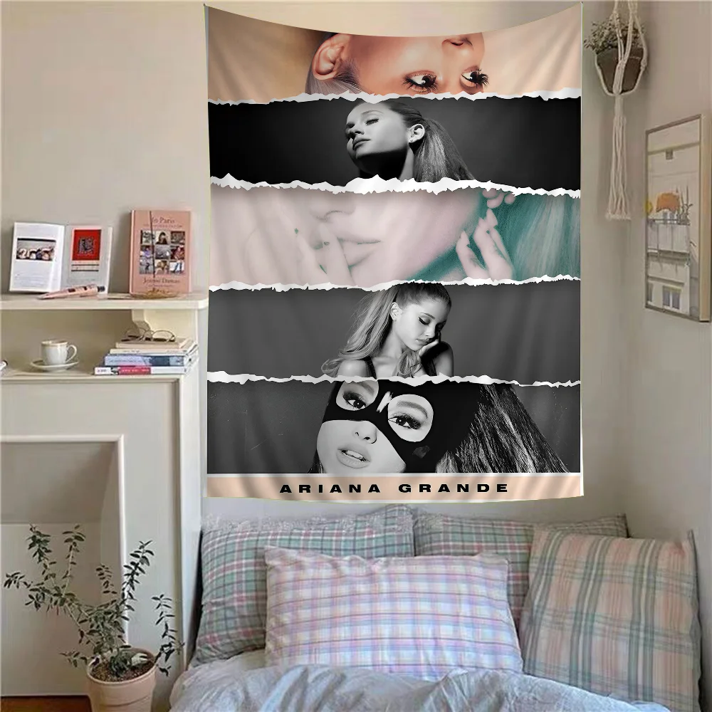 Музыкальный Художественный Постер Ariana Grande Большой Настенный Гобелен Полиэстер